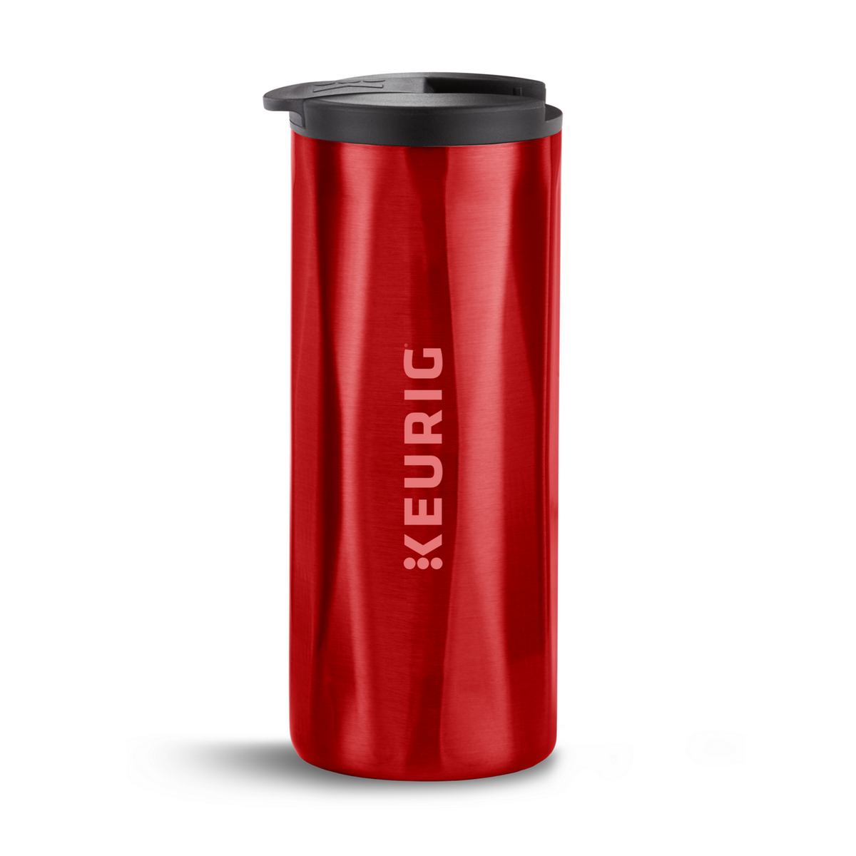 14oz. Faceted Travel Mug Red A9