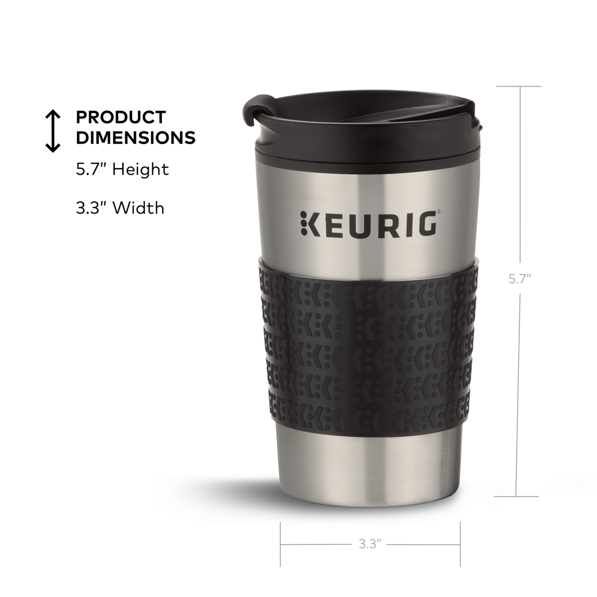Keurig® insulated stainless steel travel mug 12oz K2