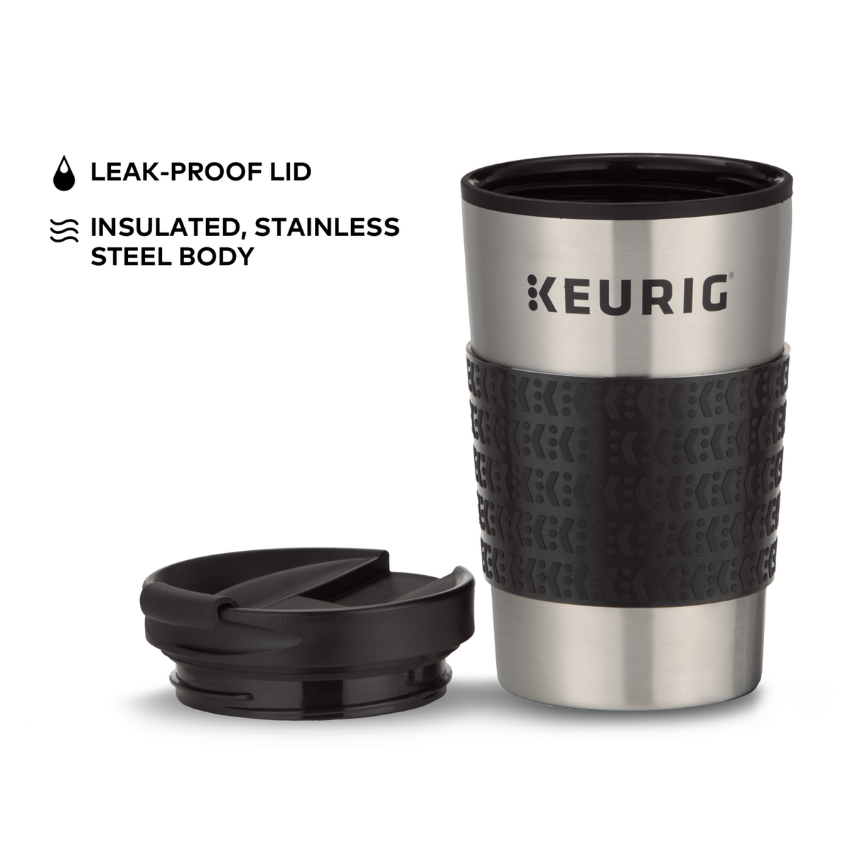 Keurig® insulated stainless steel travel mug 12oz K2