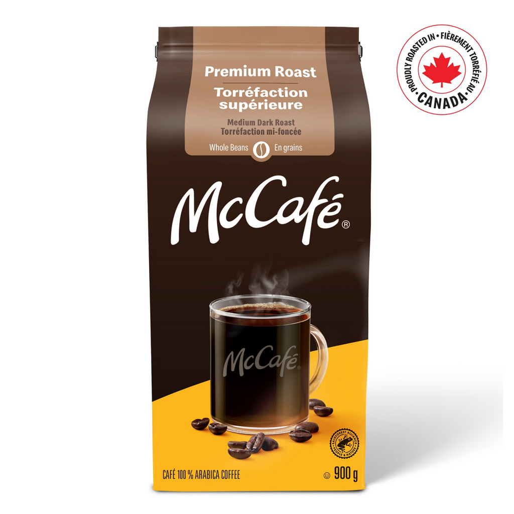 McCafé Premium Medium Dark Roast Whole Beans - 900g A0