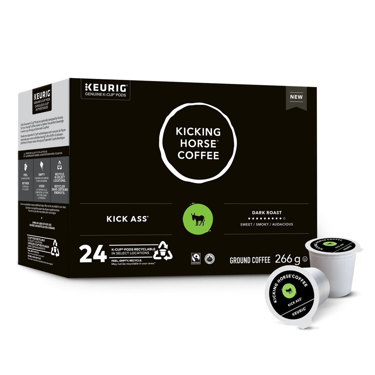 Kicking Horse® Coffee Kick Ass Dark Roast S7