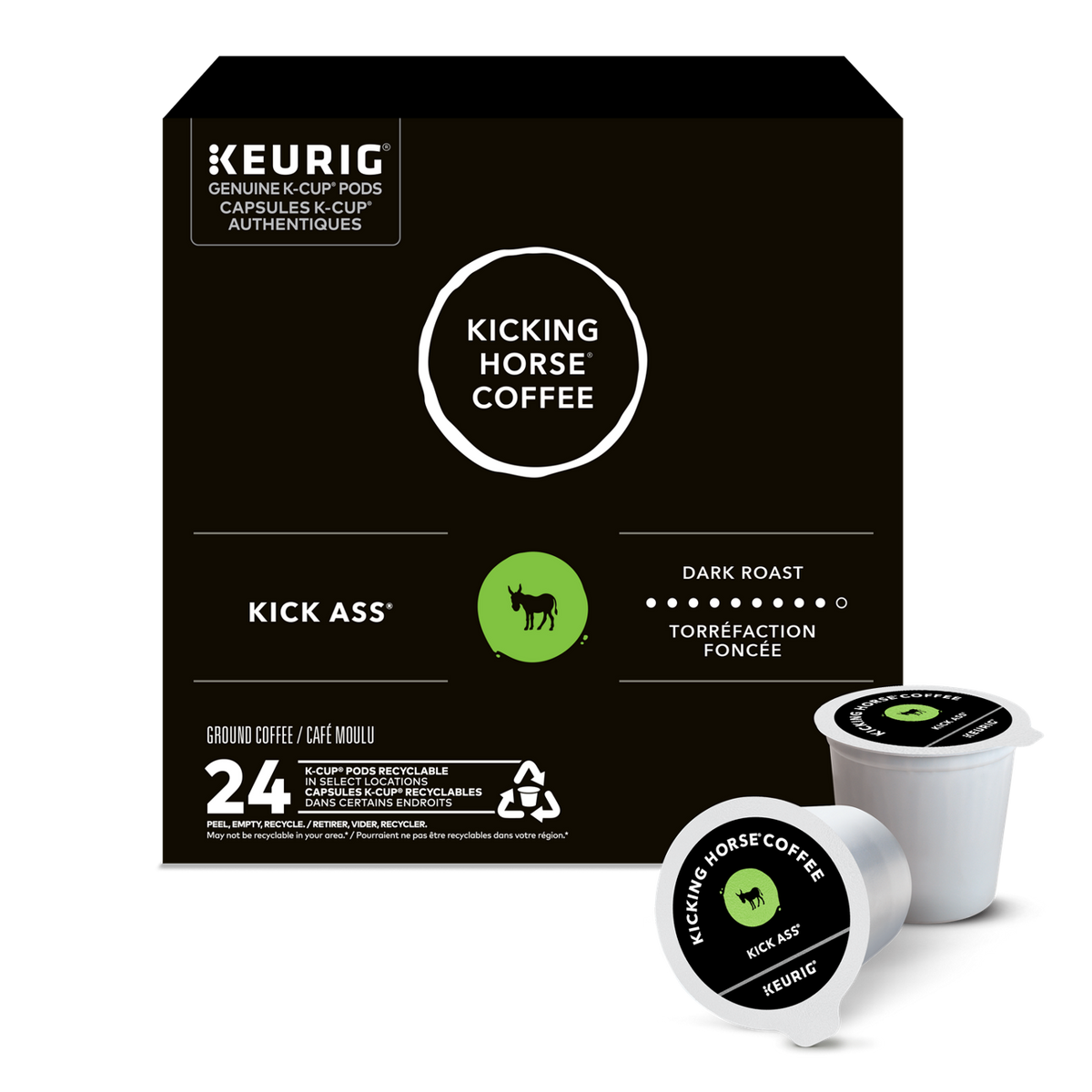 Kicking Horse® Coffee Kick Ass Dark Roast S7
