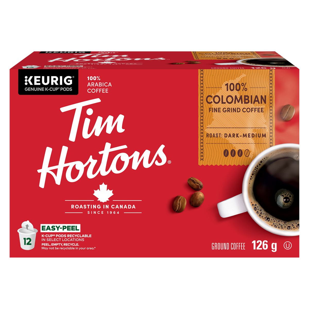 Tim Hortons Colombian Medium Roast Coffee M3