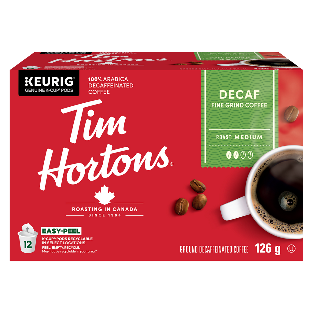 Tim Hortons Decaf Medium Roast Coffee T0