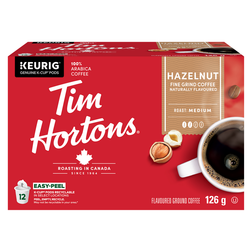 Tim Hortons Hazelnut Light Roast Coffee Y9