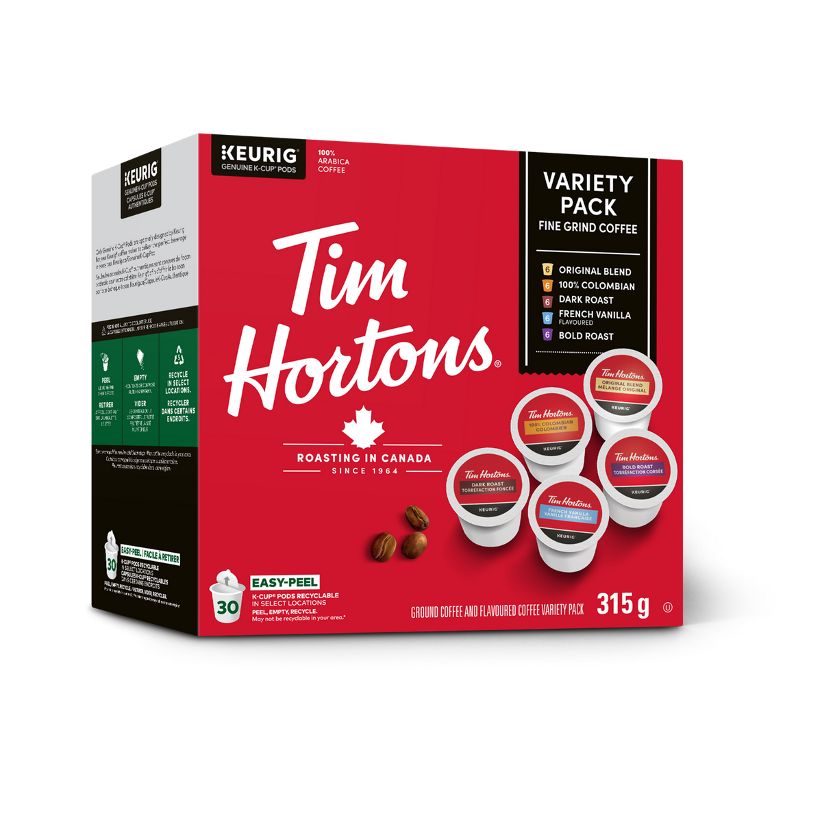 Tim Hortons Variety Pack Coffee K0