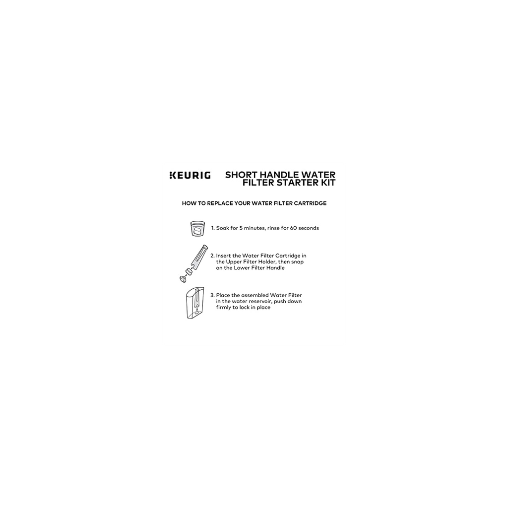 Keurig® Water Filter Starter Kit Small Reservoir A7