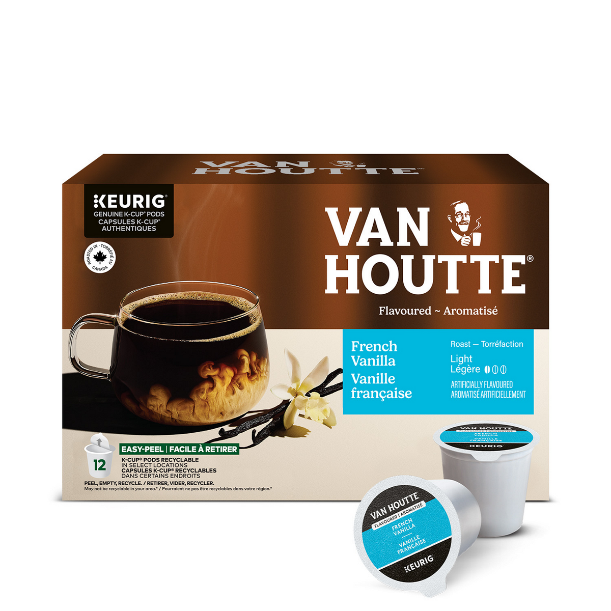 Van Houtte French Vanilla Light Roast Coffee I6