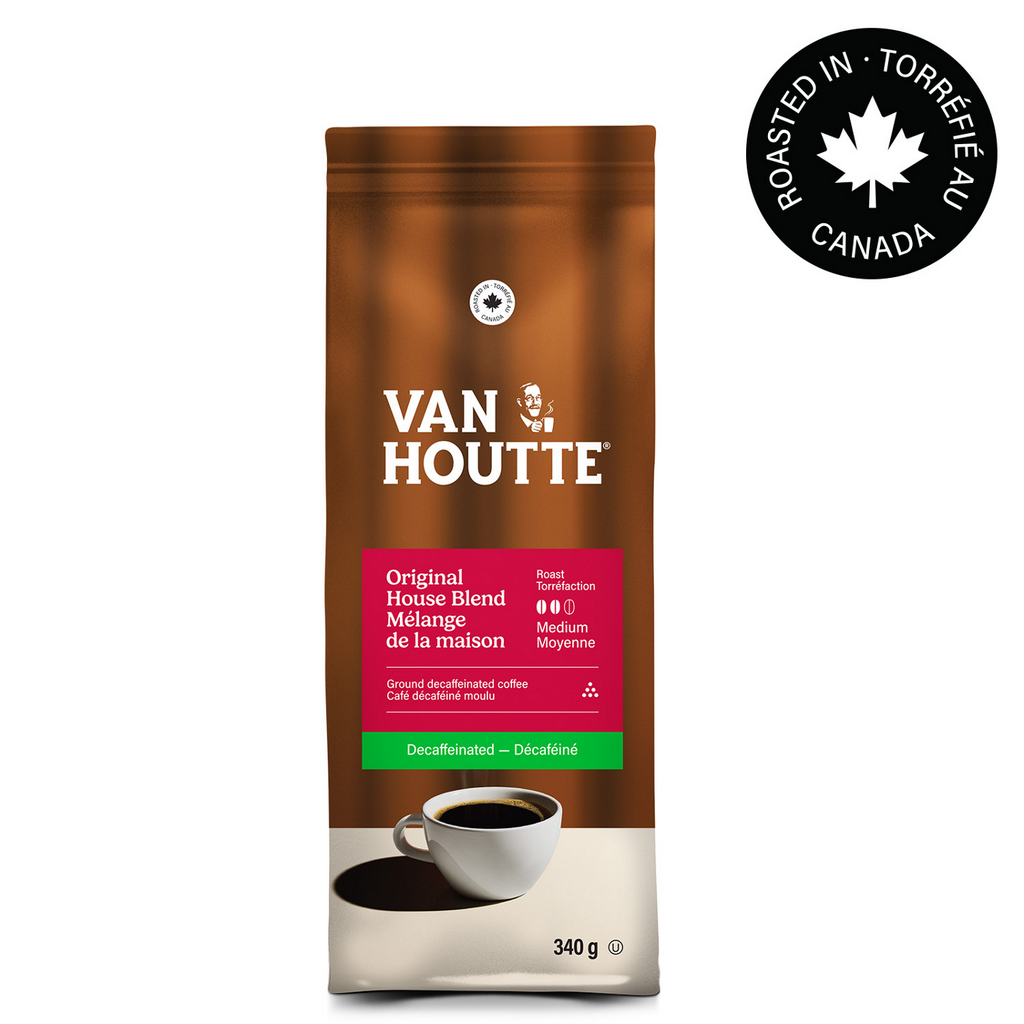 Van Houtte Original House Blend Decaf Medium Roast Ground Coffee L6