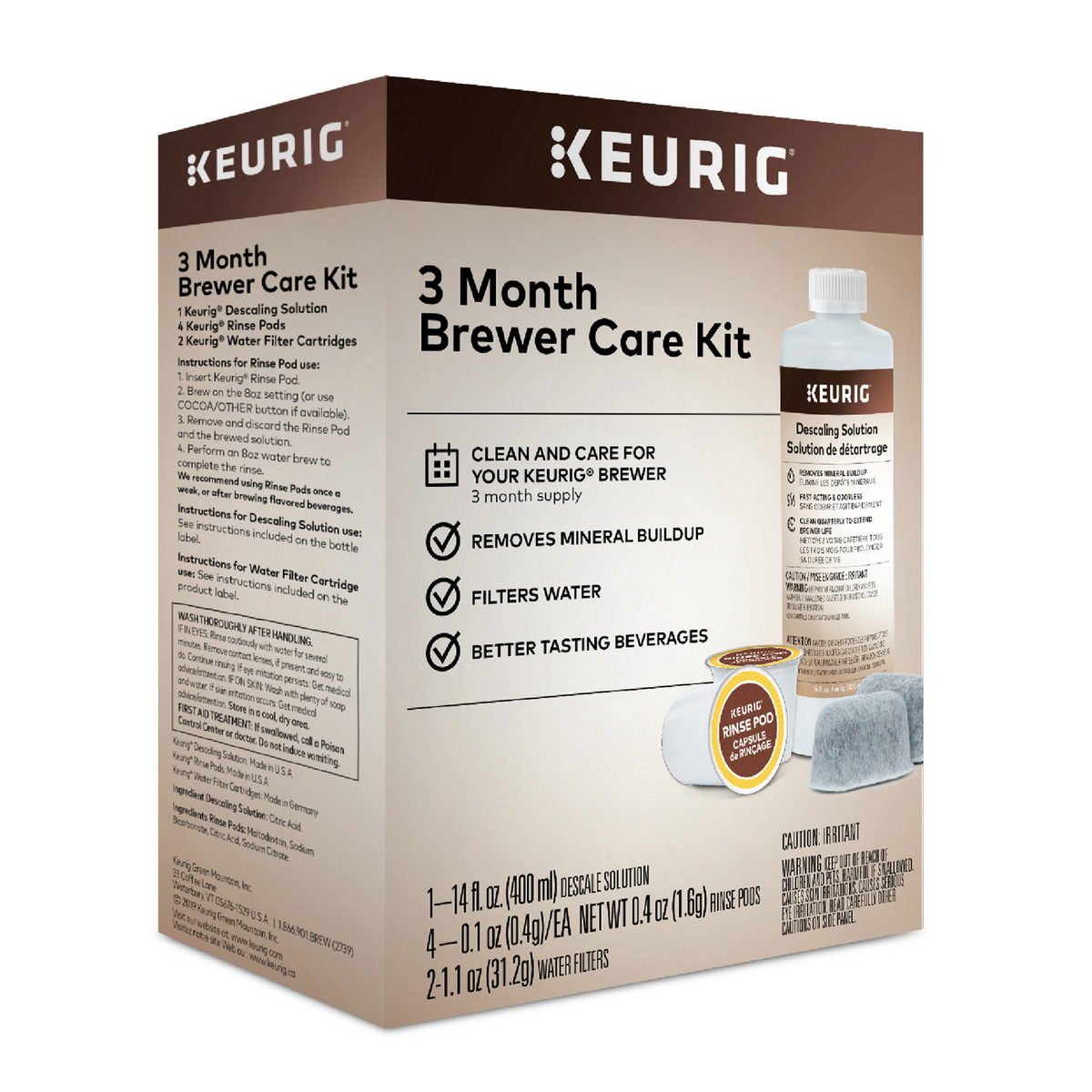 Keurig® 3 Month Brewer Care Kit J6