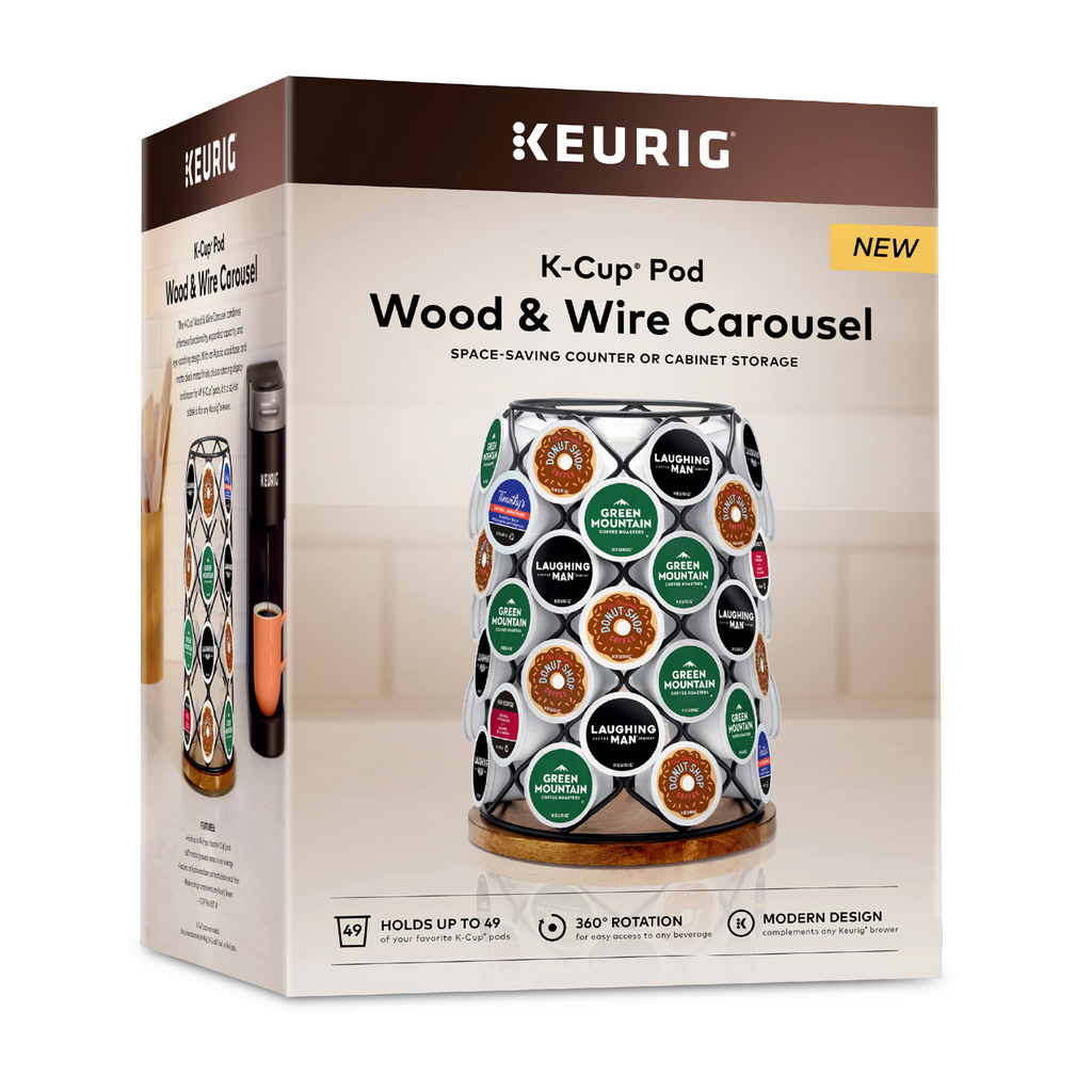 Keurig® Wood And Wire K-Cup® Pod Carousel H9