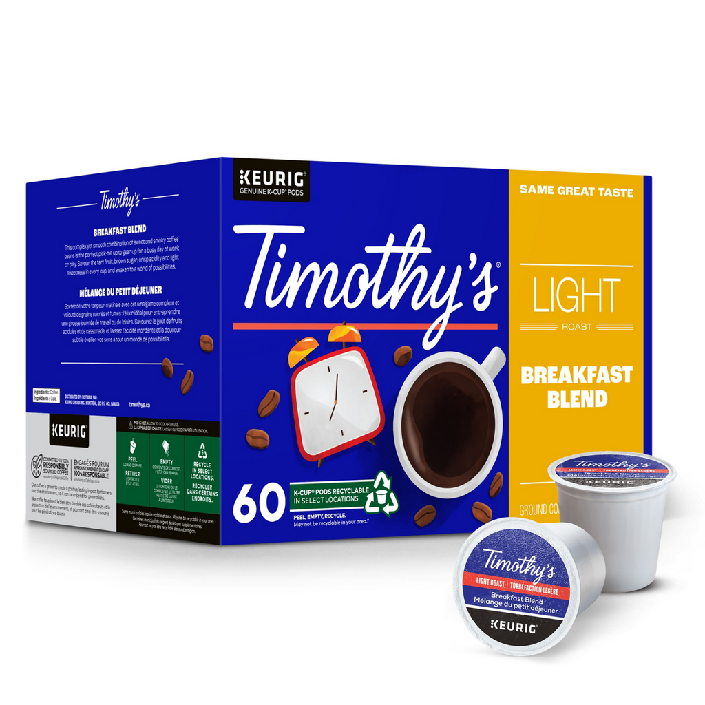 Timothy's Breakfast Blend Light Roast Coffee C3