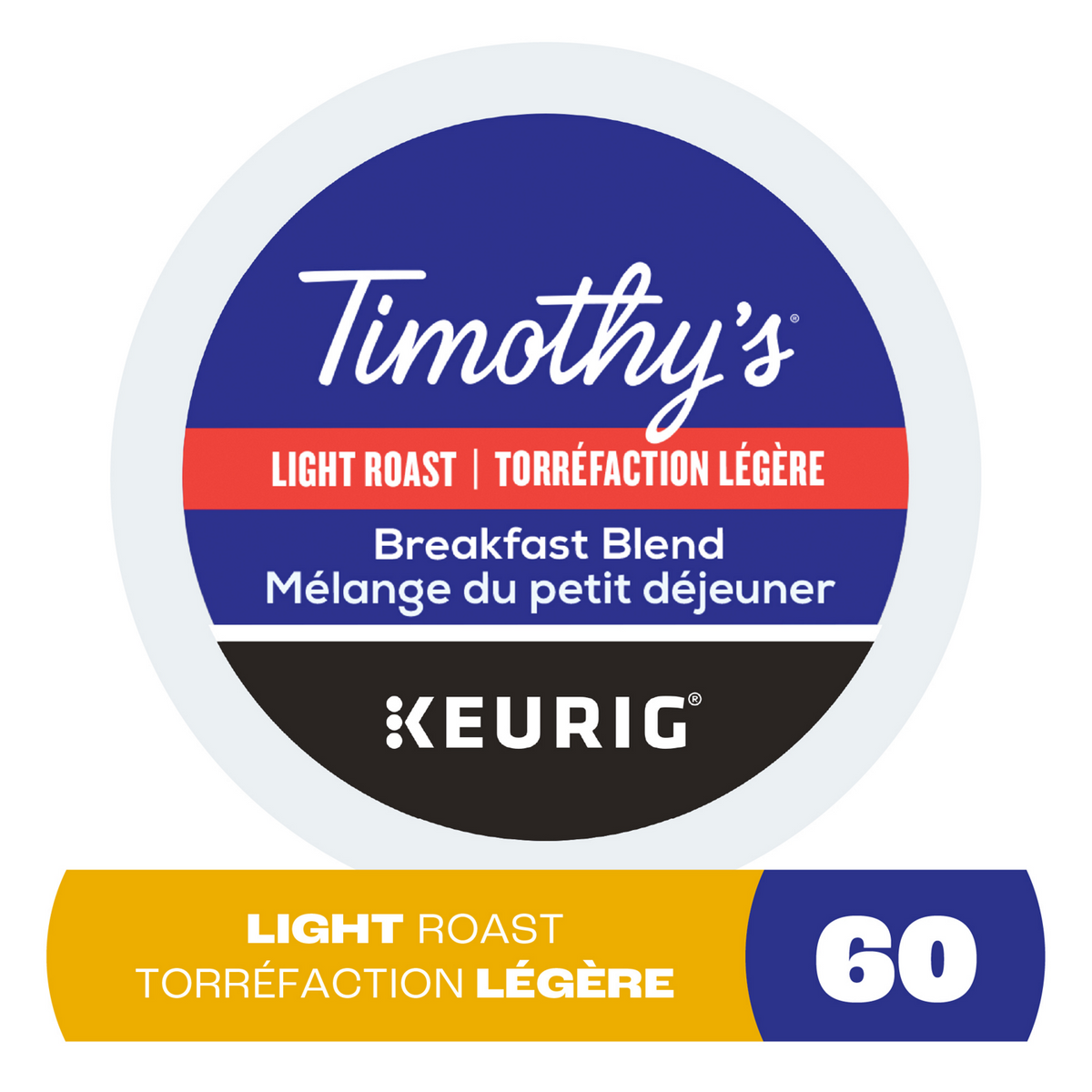Timothy's Breakfast Blend Light Roast Coffee C3