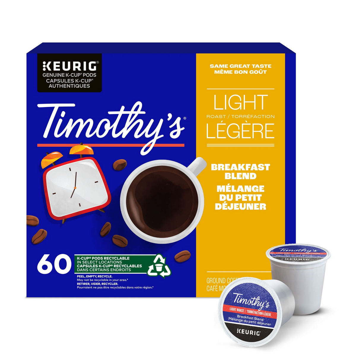 Timothy's Breakfast Blend Light Roast Coffee C3