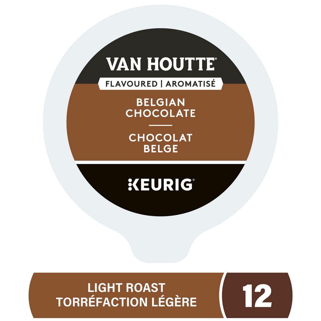 Van Houtte Belgian Chocolate Light Roast Coffee X4