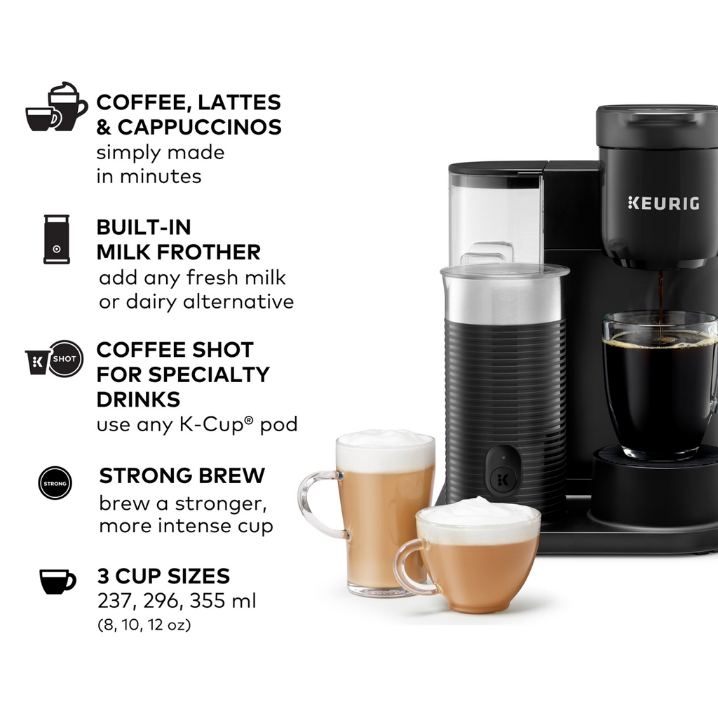Keurig® K-Café Essentials® Single Serve Coffee - Latte & Cappuccino Maker S7