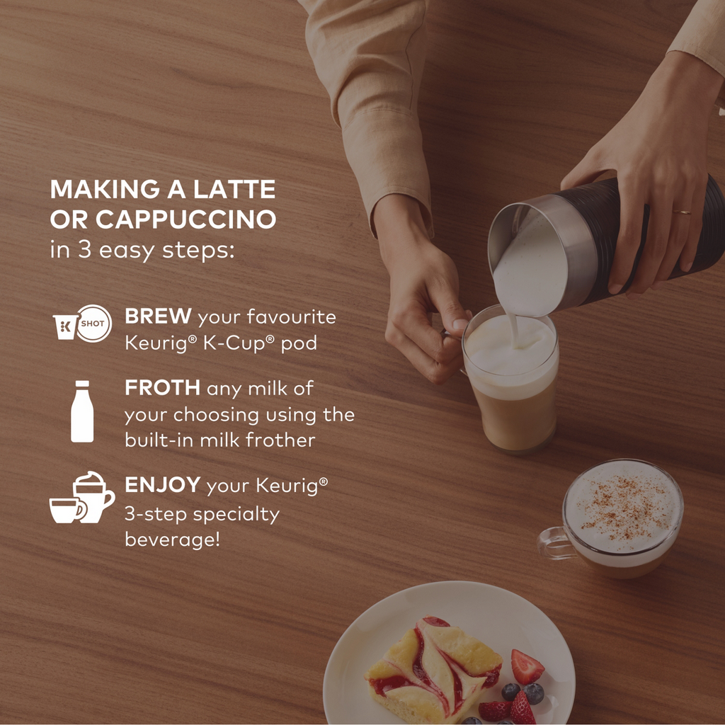 Keurig® K-Café Essentials® Single Serve Coffee - Latte & Cappuccino Maker S7