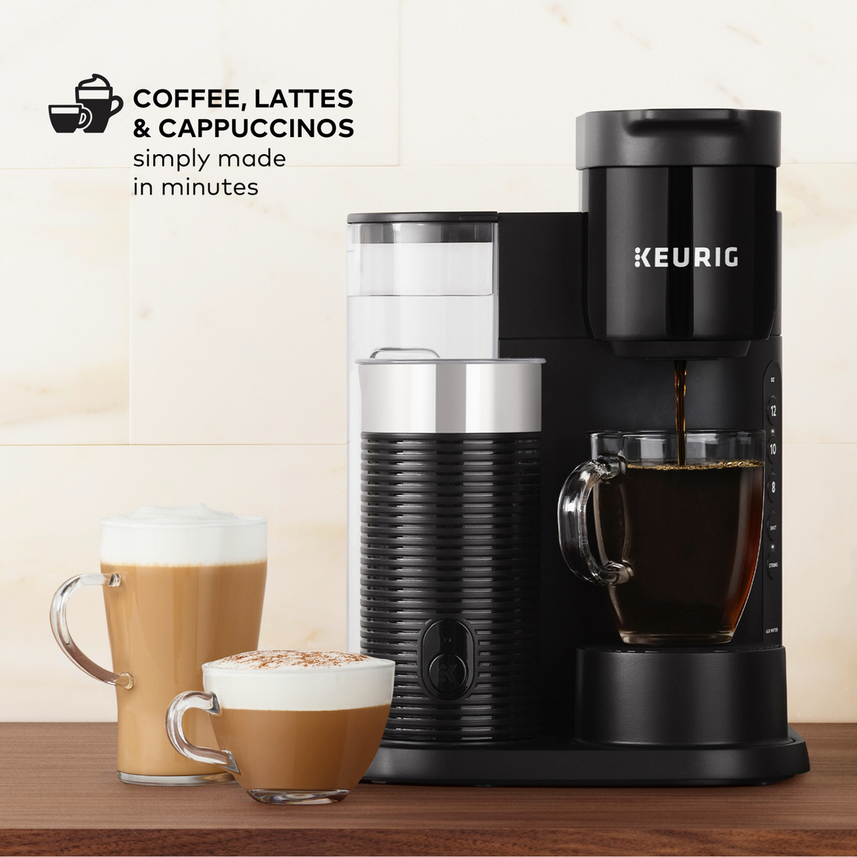 Keurig® K-Café Essentials® Single Serve Coffee - Latte & Cappuccino Maker S7
