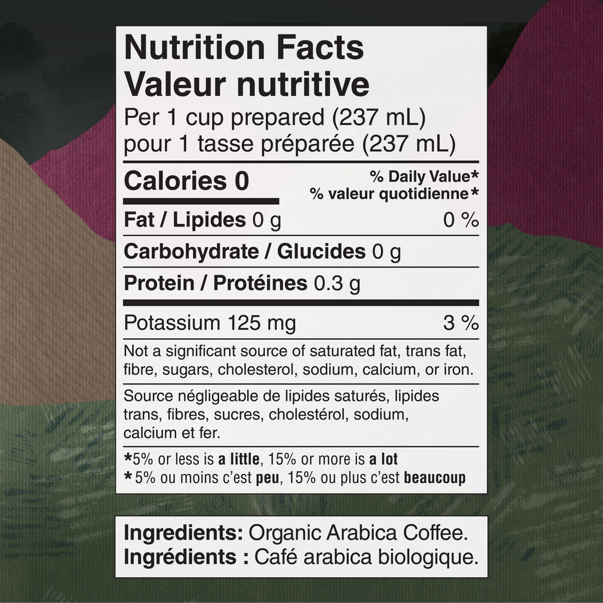 McCafé High Grown Organic Dark Roast Whole Beans A4