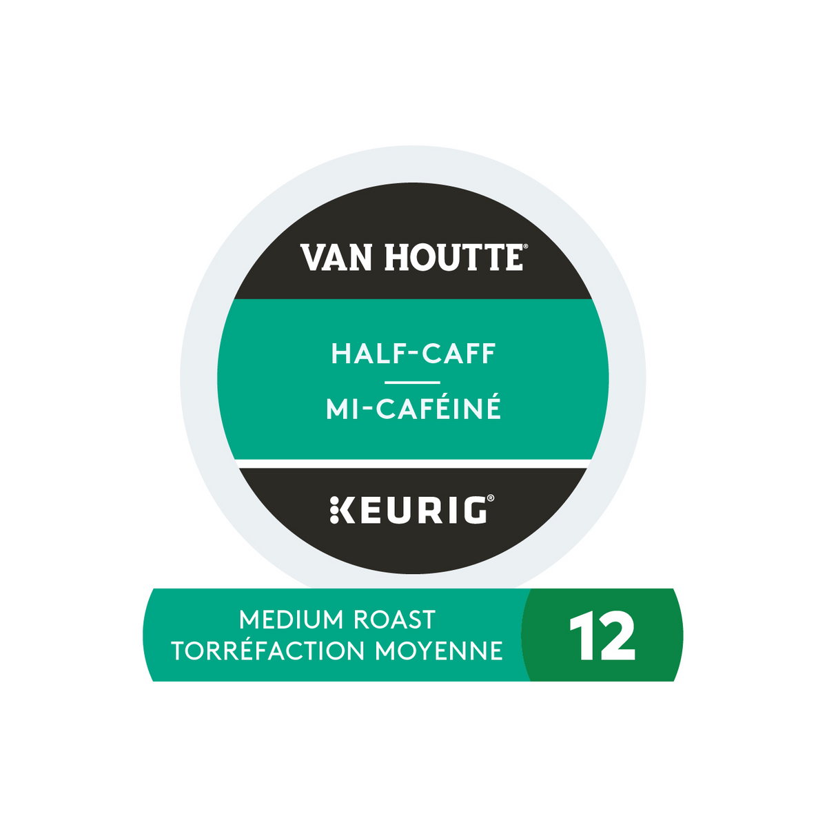 Van Houtte Half Caff Medium Roast Coffee W5