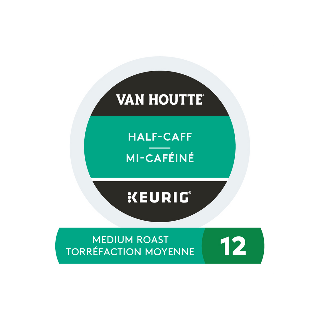 Van Houtte Half Caff Medium Roast Coffee C8