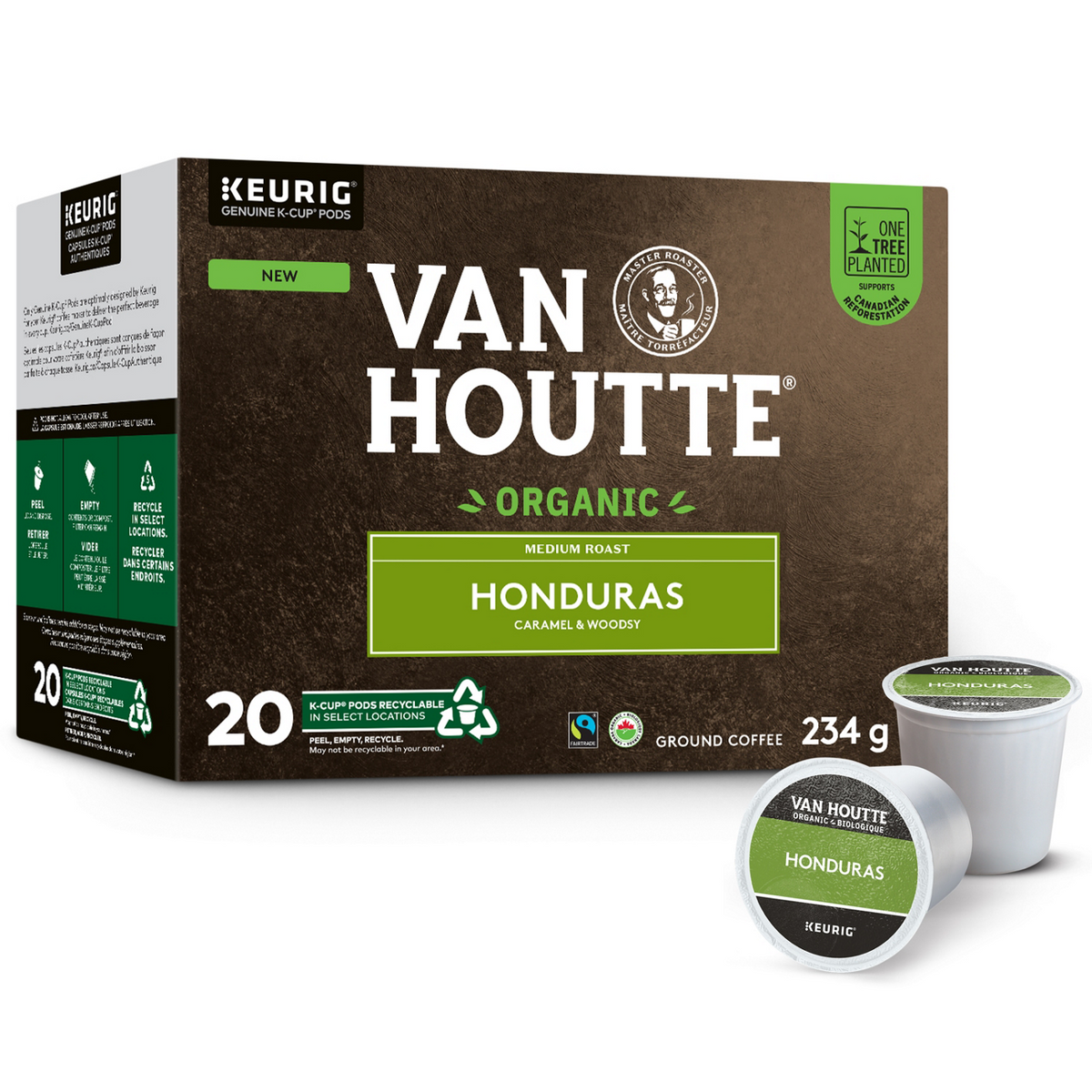 Van Houtte Honduras Organic Fairtrade Medium Roast Coffee O7