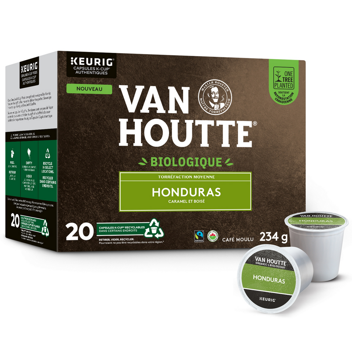 Van Houtte Honduras Organic Fairtrade Medium Roast Coffee O7