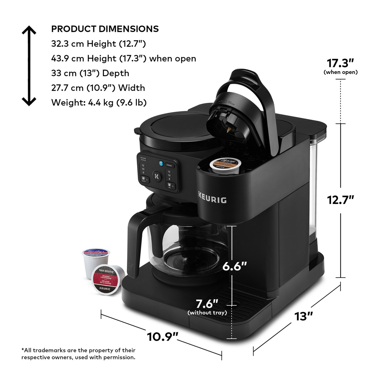 Keurig® K-Duo® Essentials Hot & Iced Single Serve & Carafe Coffee Maker Gen2 Z8