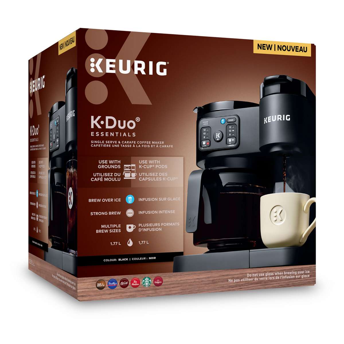 Keurig® K-Duo® Essentials Hot & Iced Single Serve & Carafe Coffee Maker Gen2 Z8