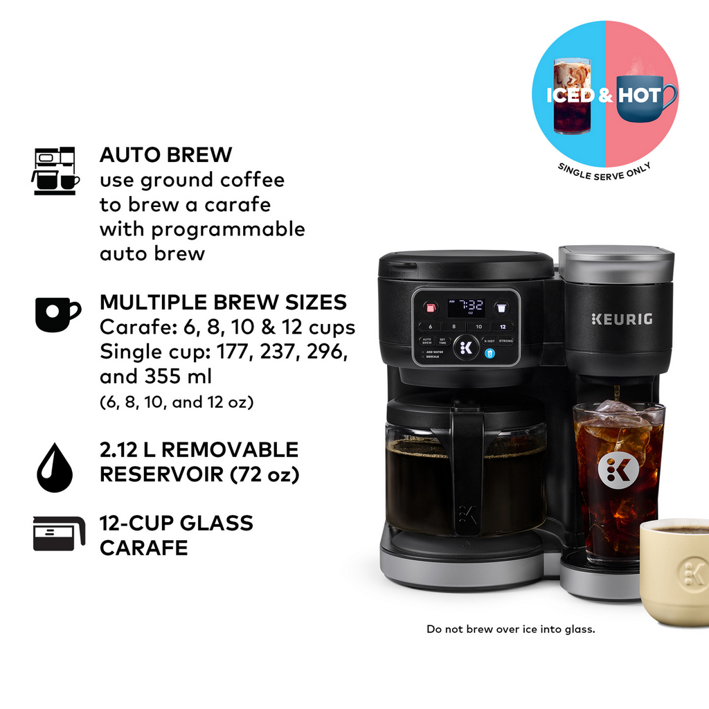 Keurig® K-Duo® Hot & Iced Single Serve & Carafe Coffee Maker Gen2 T5