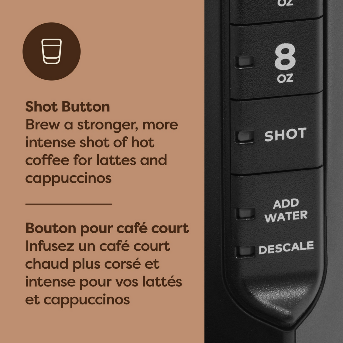 Keurig® K-Café® Barista Bar Single Serve Coffee - Latte & Cappuccino Maker M8