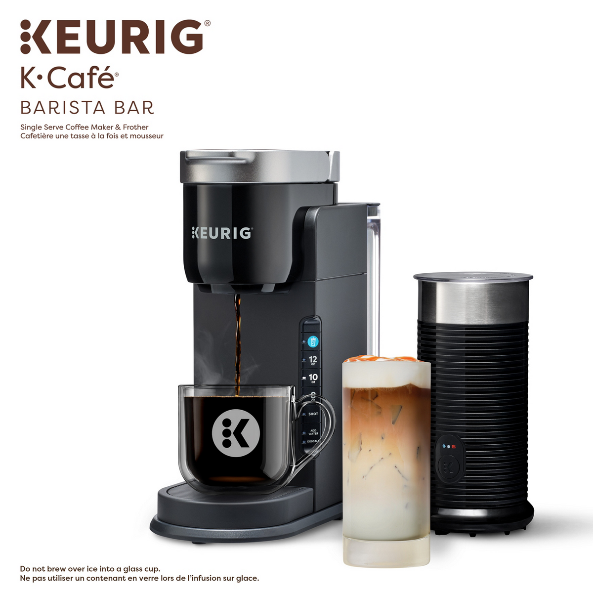 Keurig® K-Café® Barista Bar Single Serve Coffee - Latte & Cappuccino Maker M8