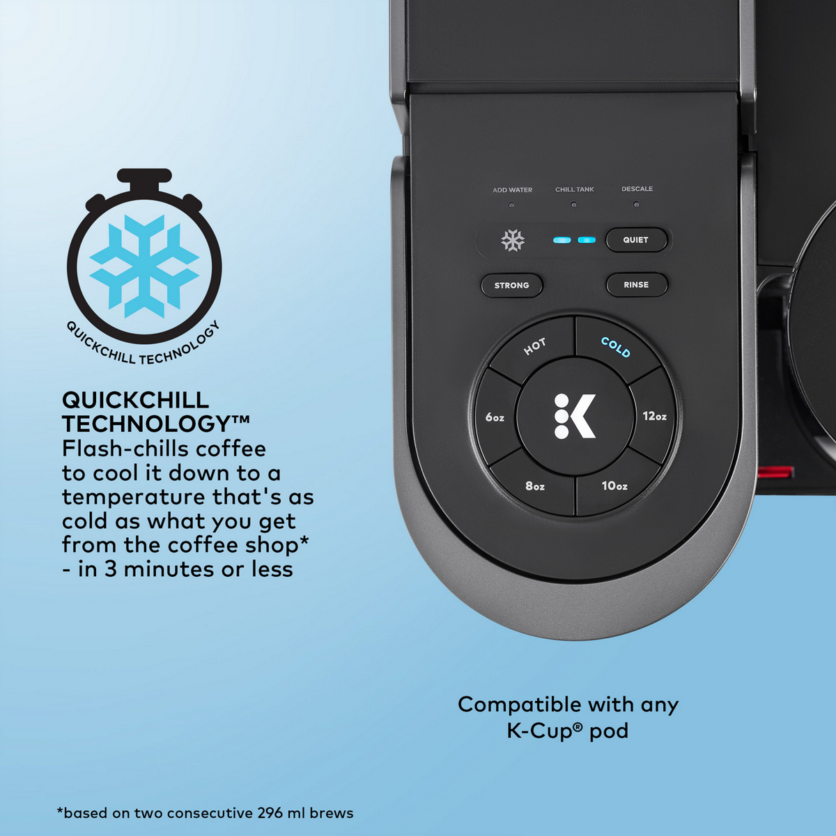Keurig® K-Brew+Chill® Single Serve Coffee Maker C2