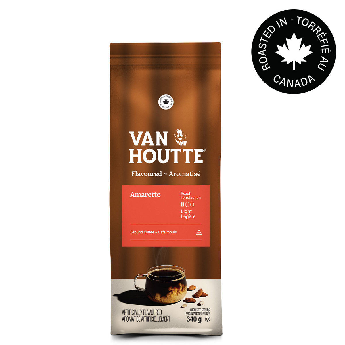 Van Houtte Amaretto Light Roast Ground J2