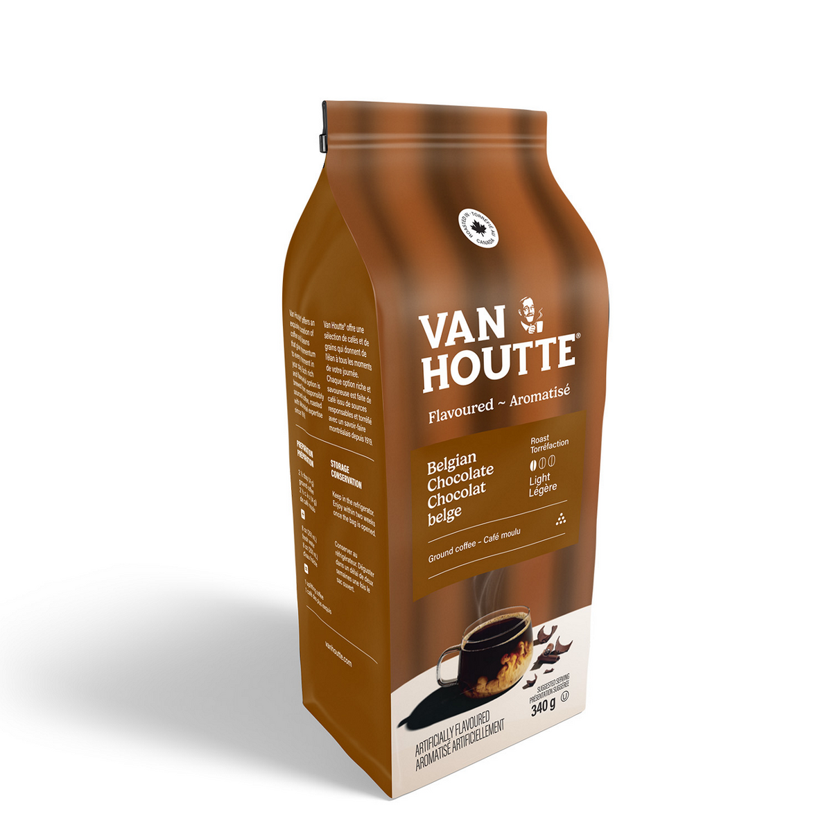 Van Houtte Belgian Chocolate Light Roast Ground Y3