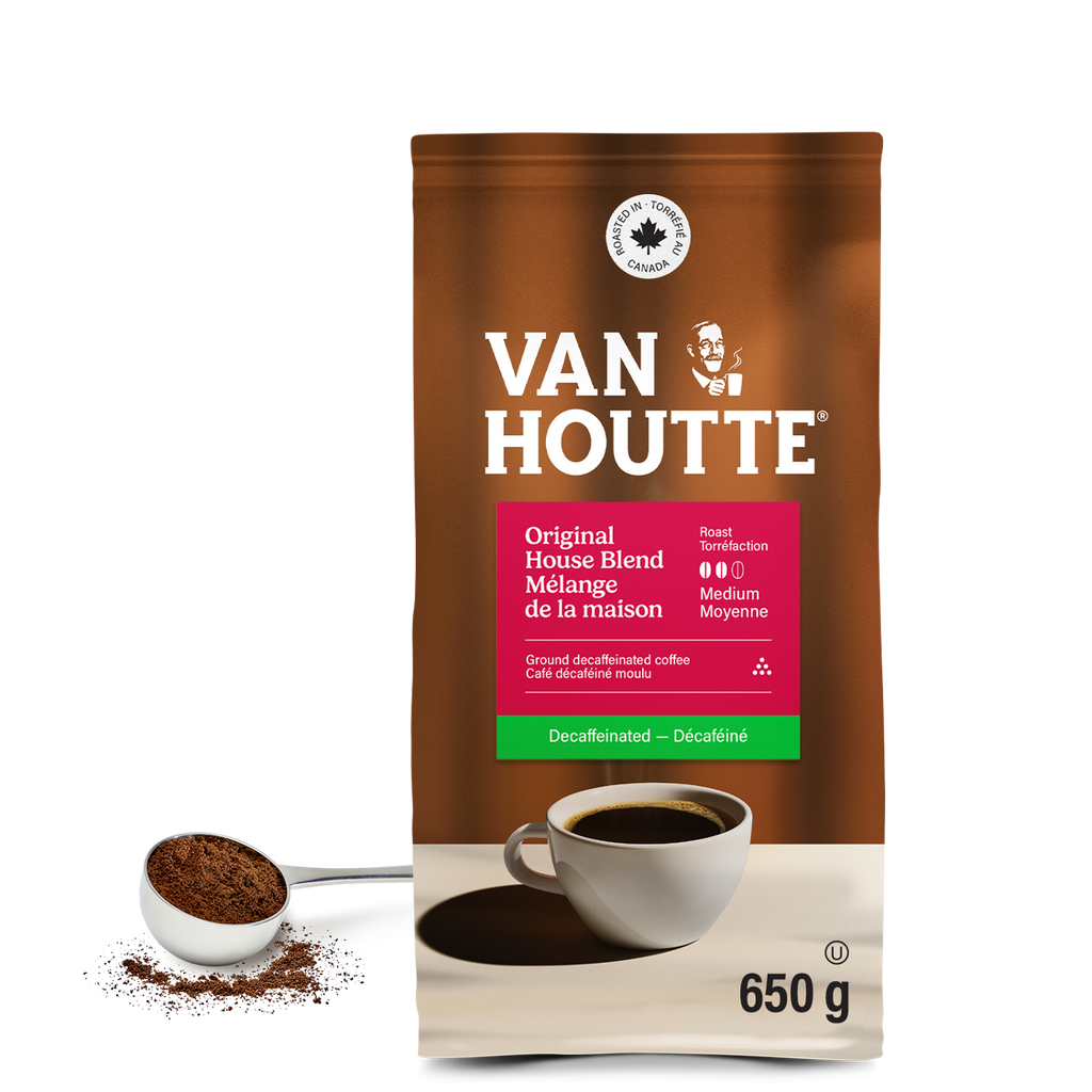 Van Houtte Original House Blend Decaf Medium Roast Ground Coffee L6