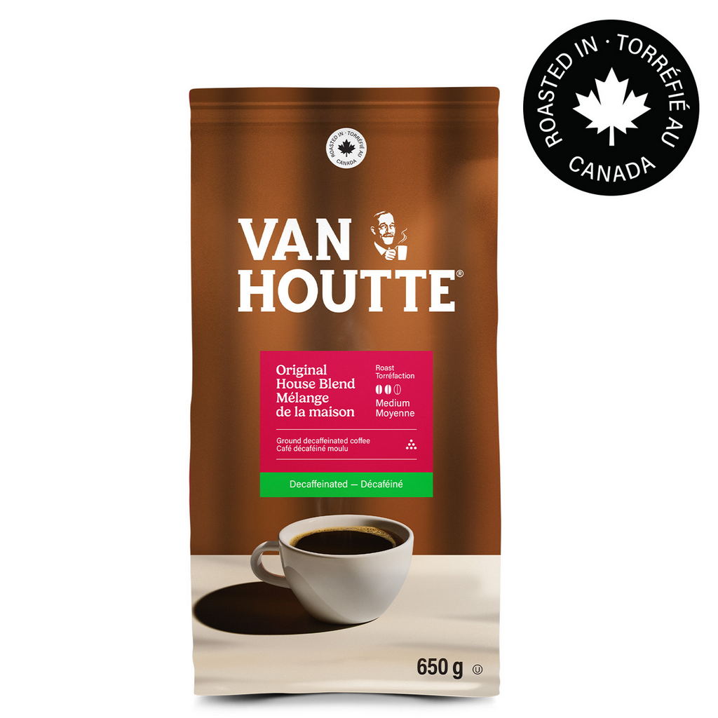 Van Houtte Original House Blend Decaf Medium Roast Ground Coffee L6
