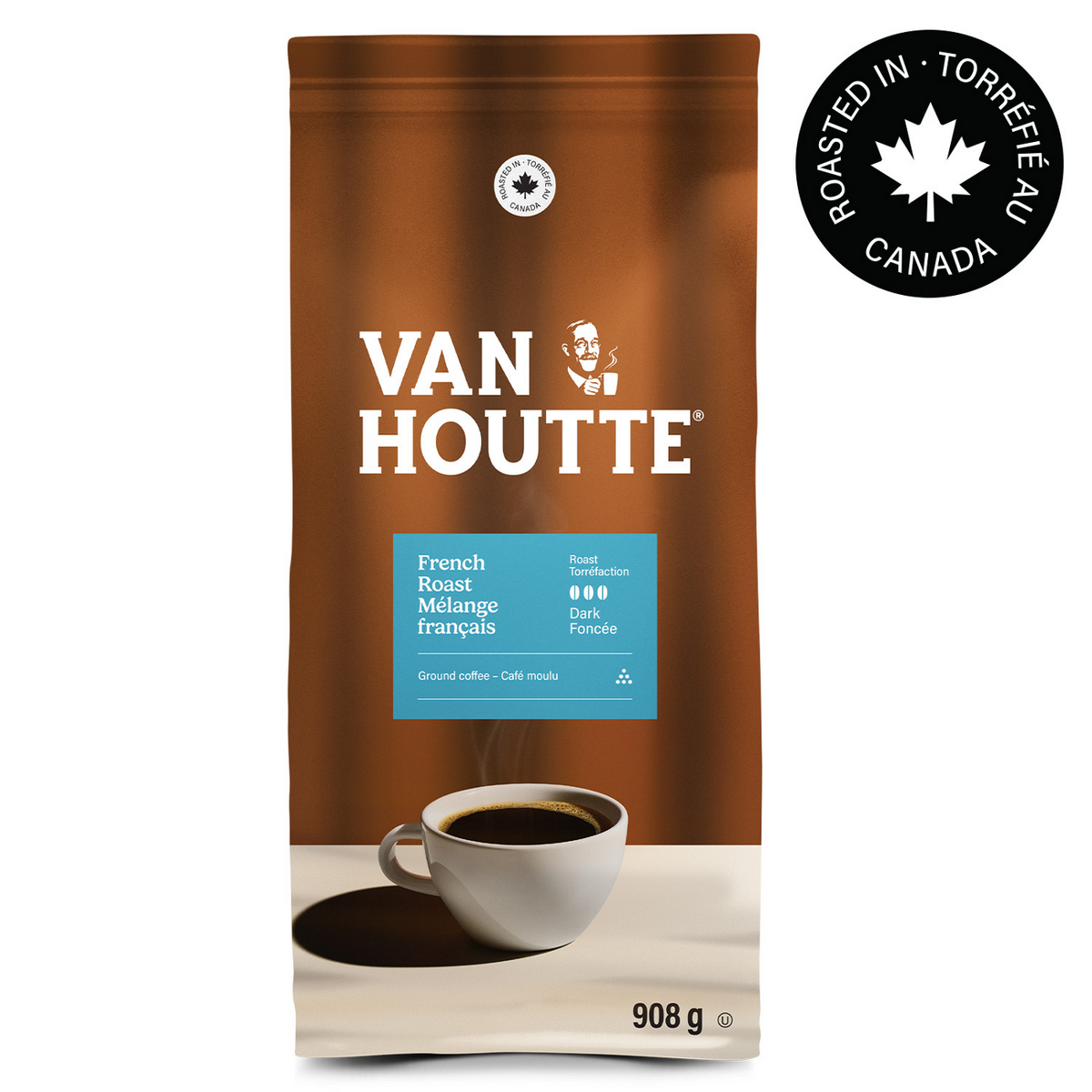 Van Houtte French Roast Ground Coffee N8