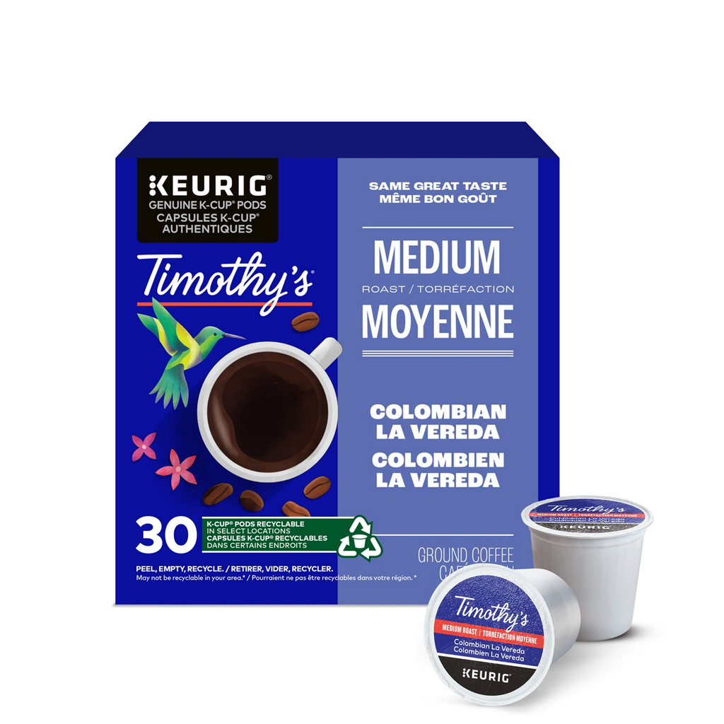 Timothy's Colombian La Vereda Medium Roast Coffee F1