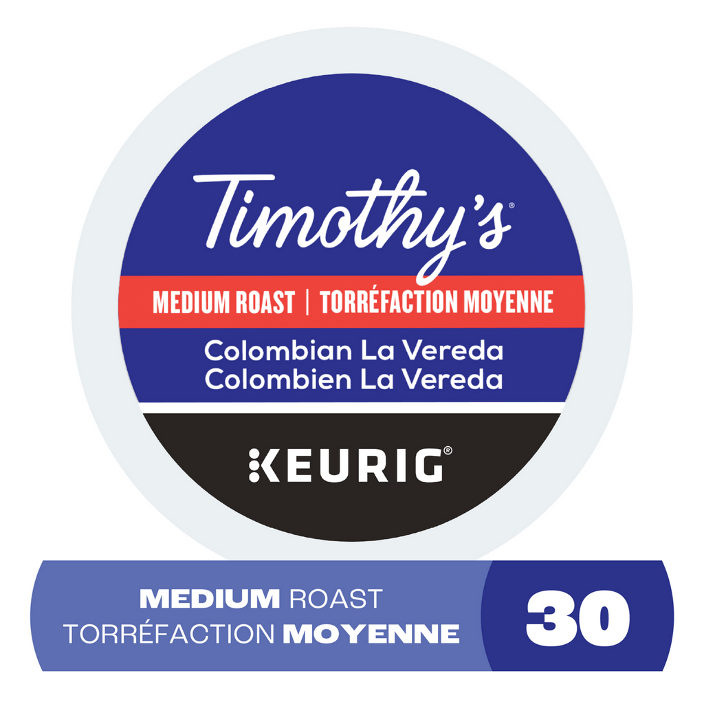 Timothy's Colombian La Vereda Medium Roast Coffee F1