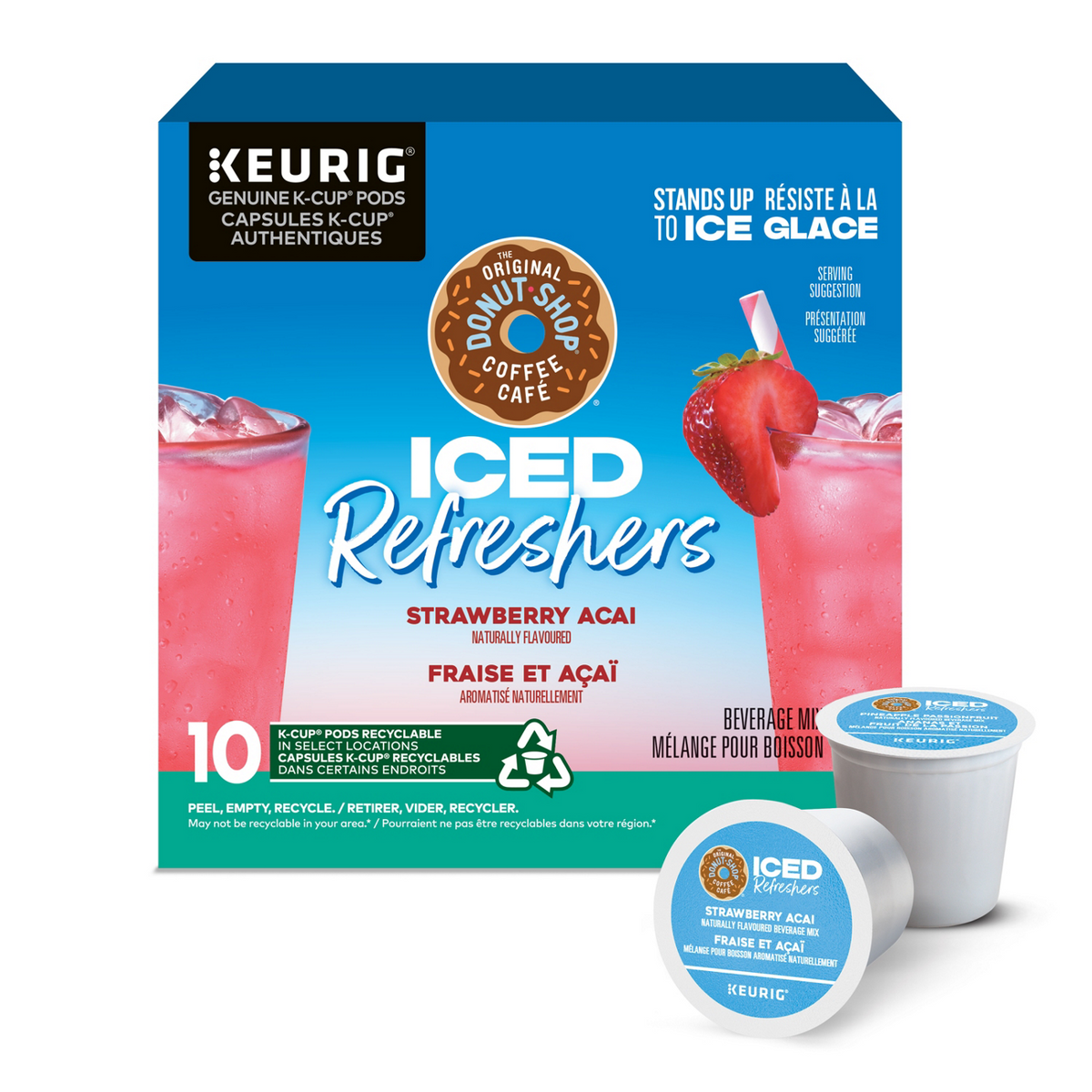The Original Donut Shop® Strawberry Acai Iced Refreshers S2