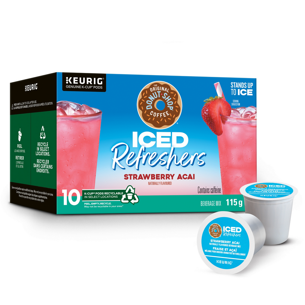 The Original Donut Shop® Strawberry Acai Iced Refreshers O9