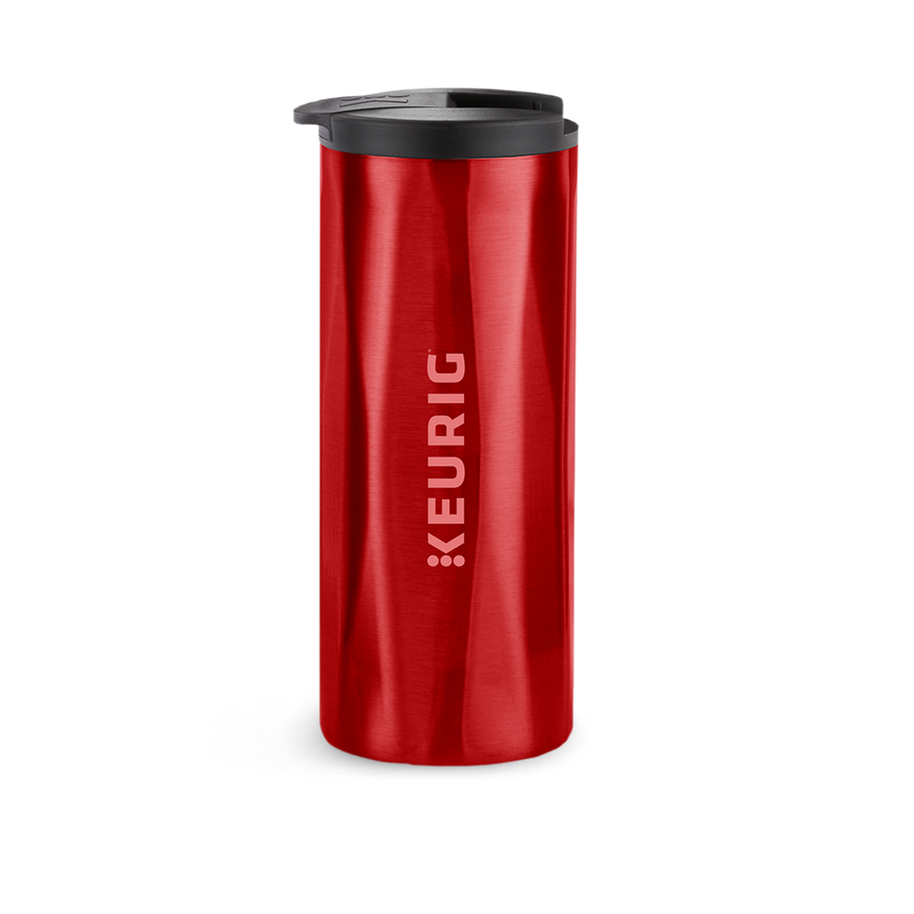 14oz. Faceted Travel Mug Red A9