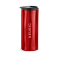 14oz. Faceted Travel Mug Red A9