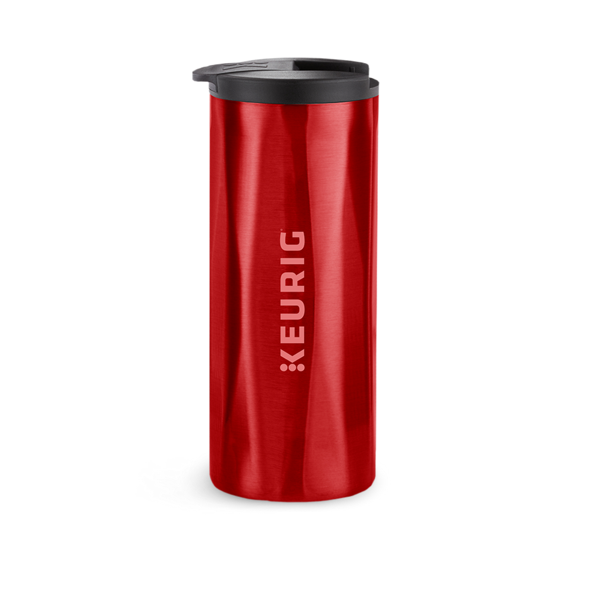 14oz. Faceted Travel Mug Red A9