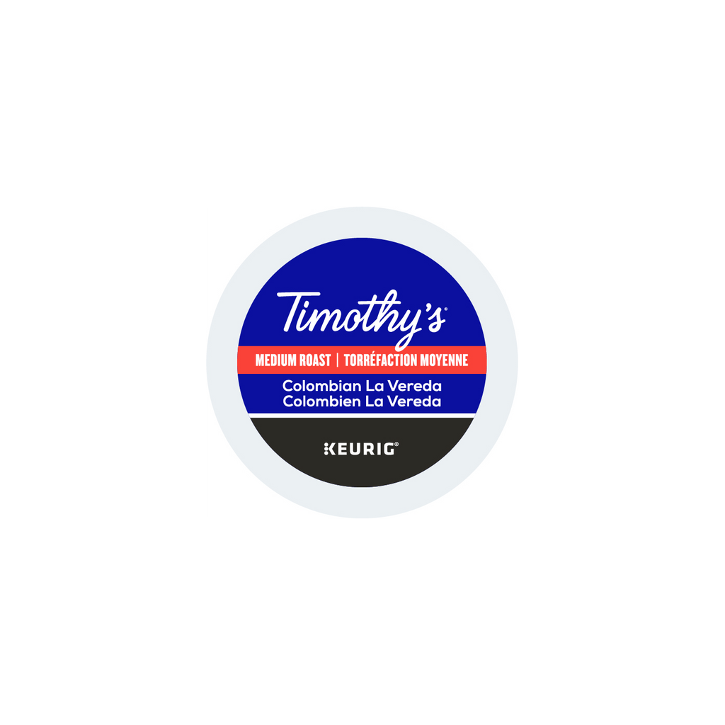 Timothy's Colombian La Vereda Medium Roast Coffee F1