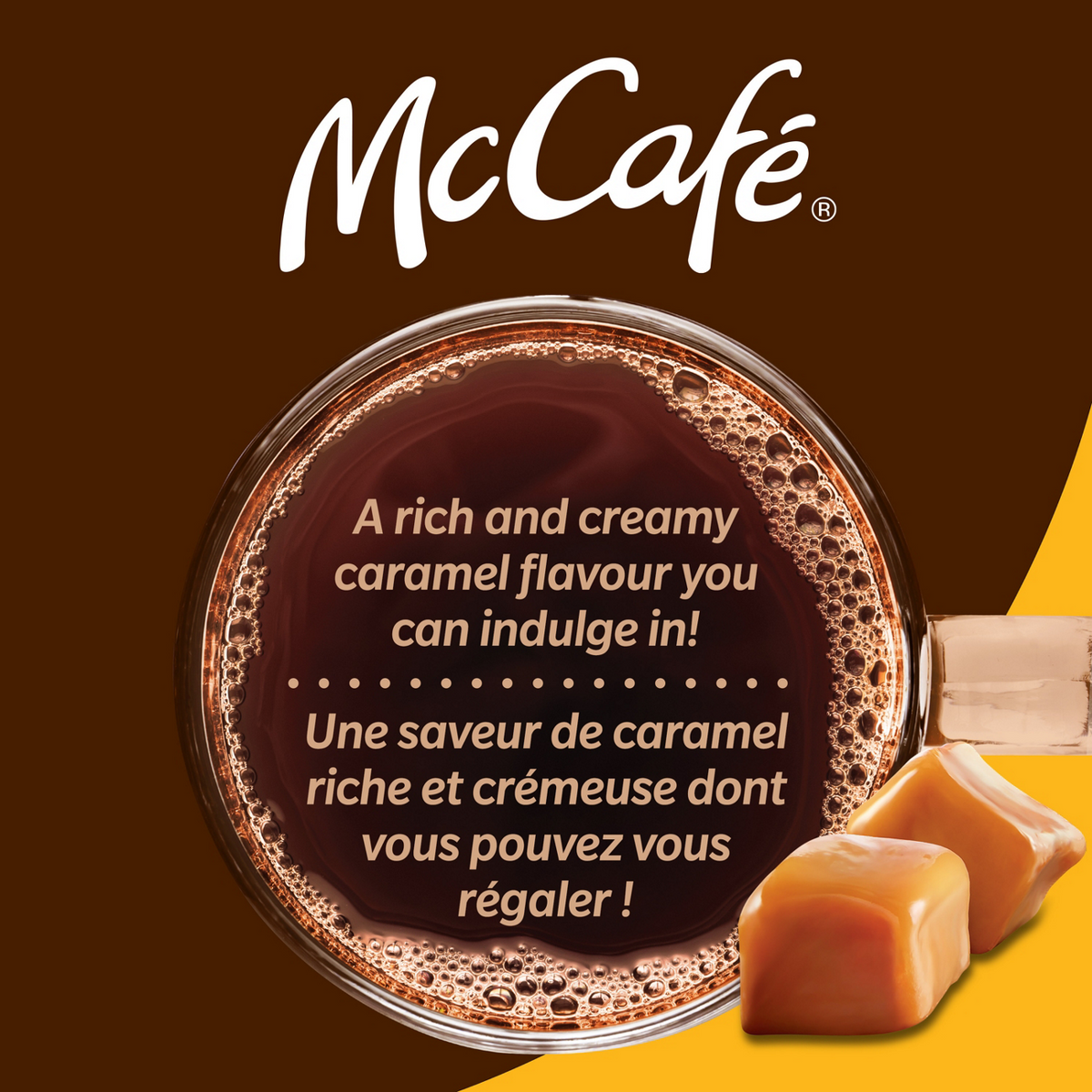 McCafé Premium Caramel Flavoured Medium Roast Ground Coffee G5