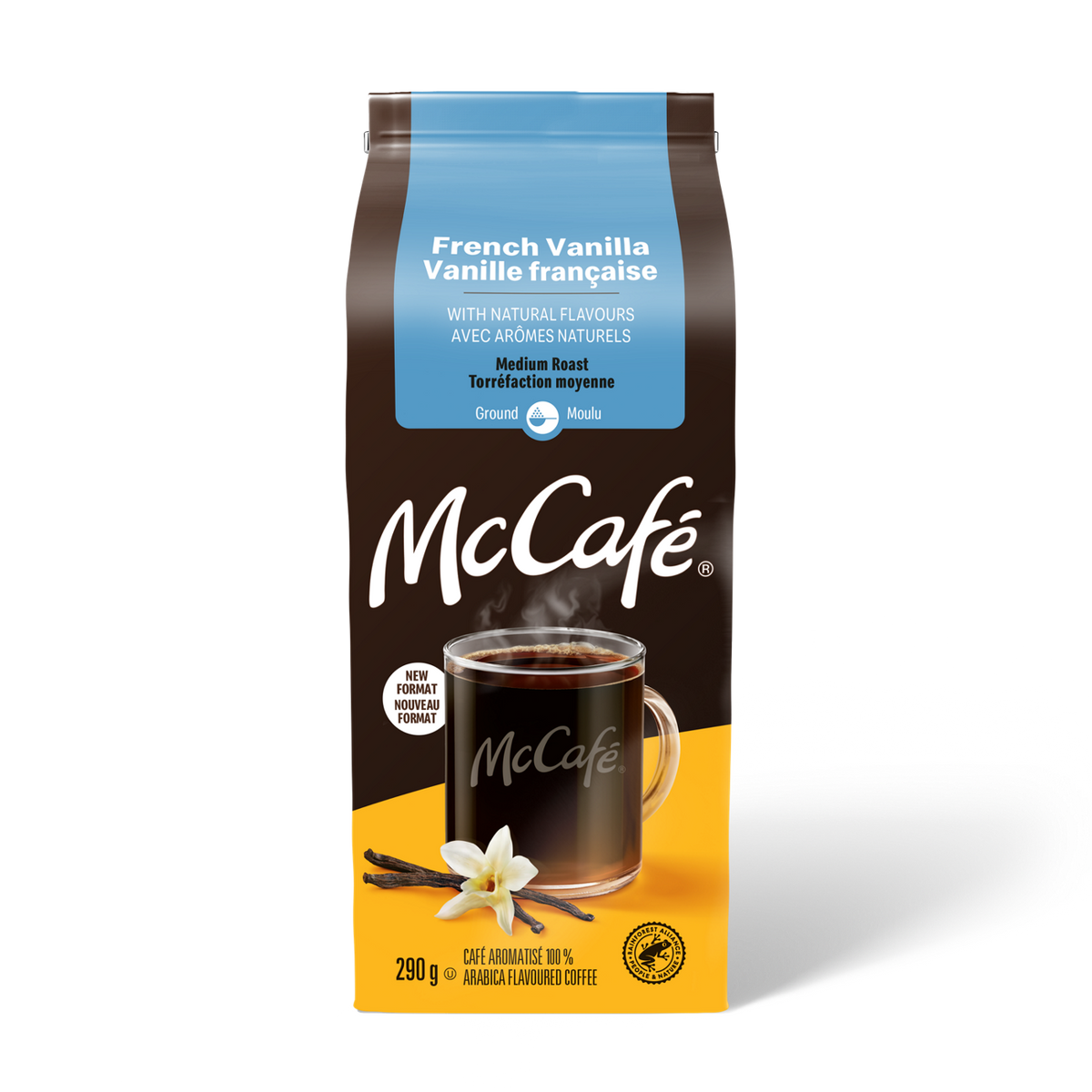 McCafé Premium French Vanilla Flavoured Medium Roast Ground Coffee H5