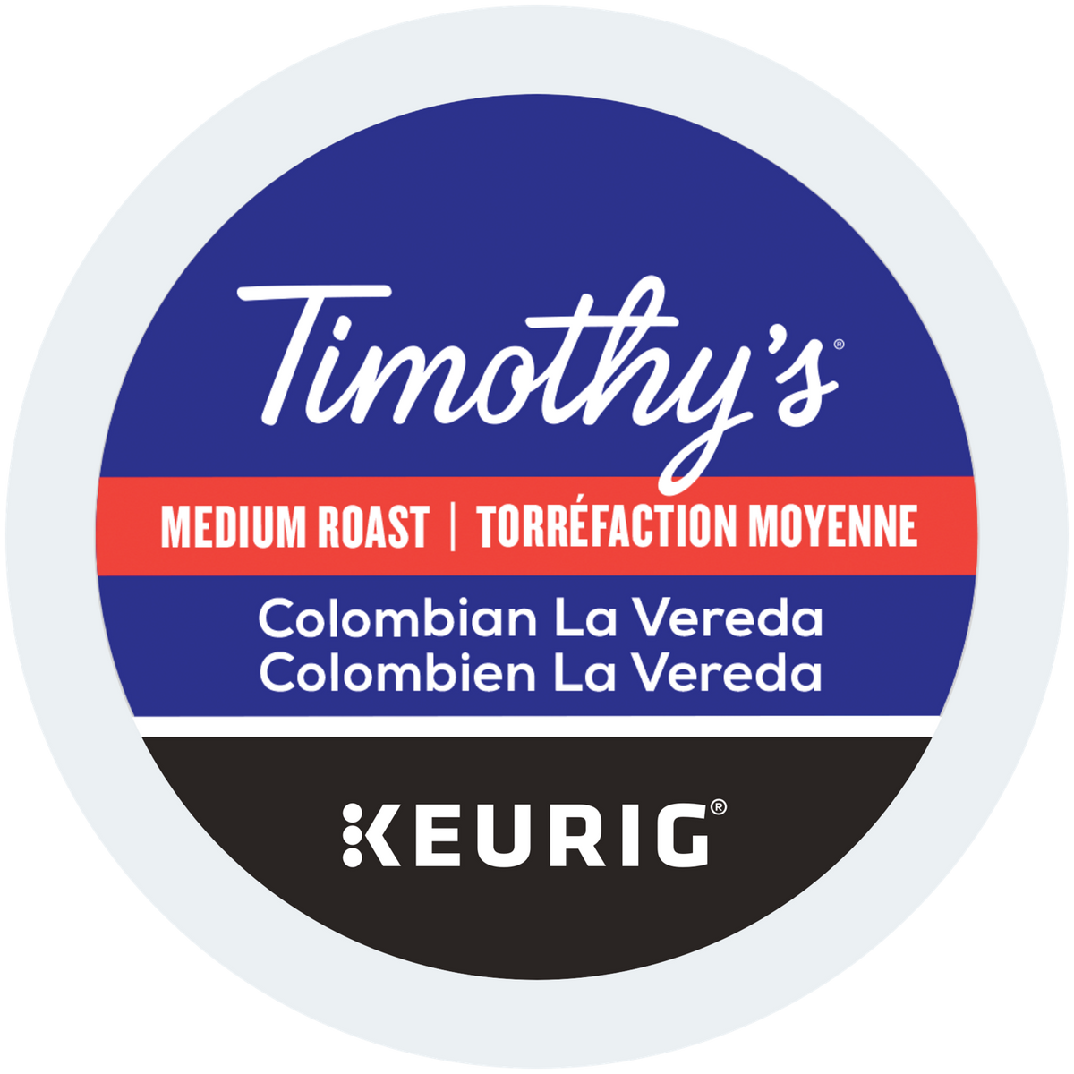 Timothy's Colombian La Vereda Medium Roast Coffee F1