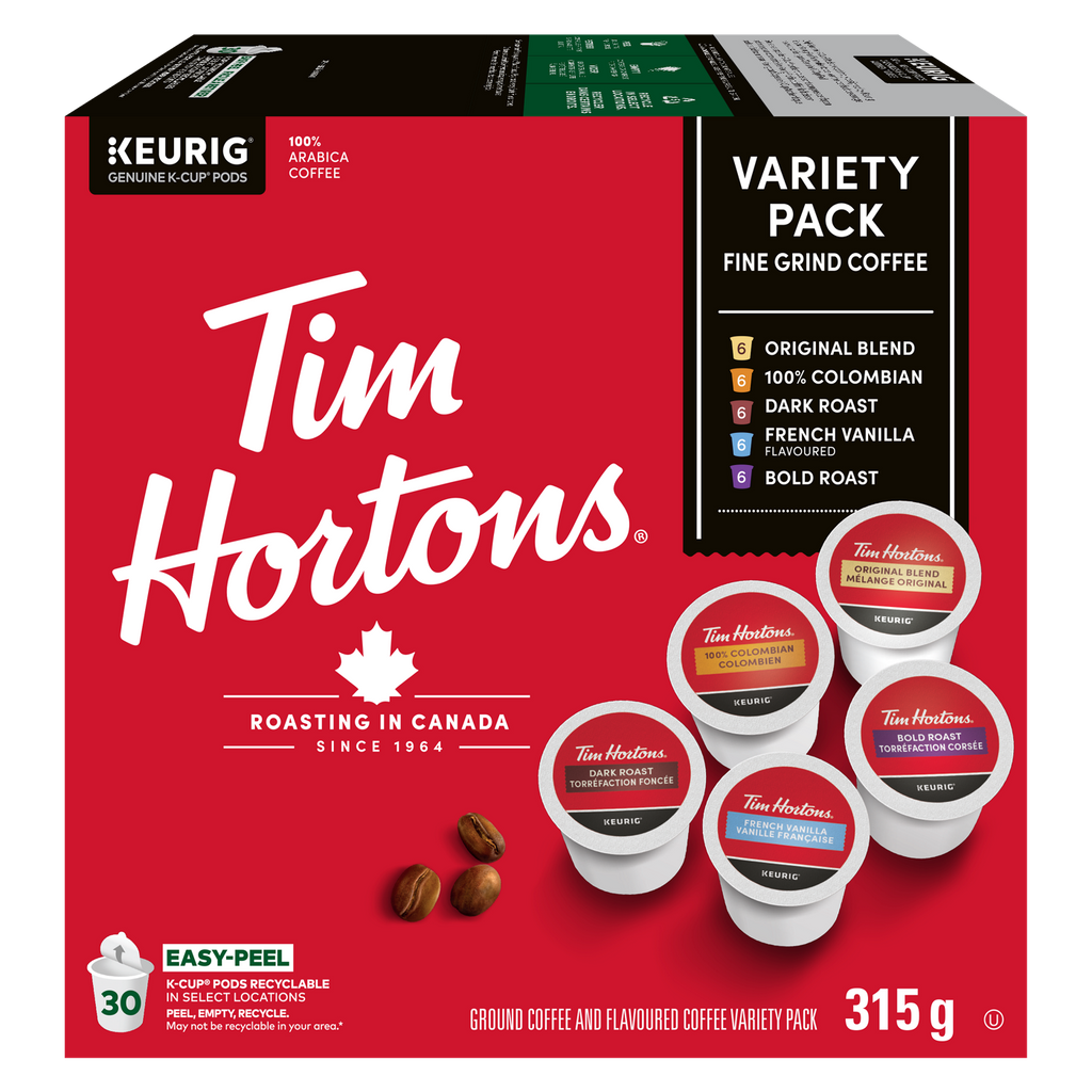 Tim Hortons Variety Pack Coffee K0